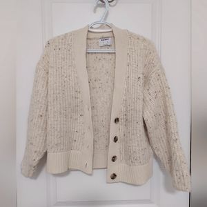 Cream Button Grandpa Cardigan